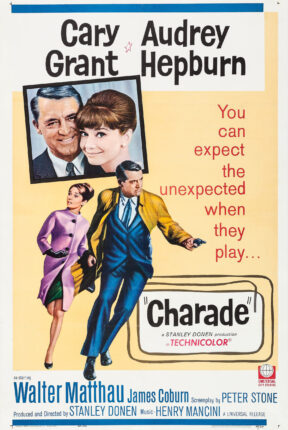 Charade 1963 movie portrait poster featured image