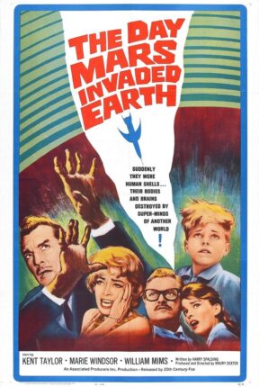 The Day Mars Invaded Earth (1963) Sci-Fi Classic Movie Portrait Poster