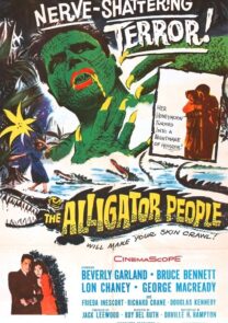 The Alligator People 1959 Horror Movie Portrait Poster Featured Image