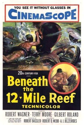 Beneath the 12-Mile Reef (1953) movie portrait poster image