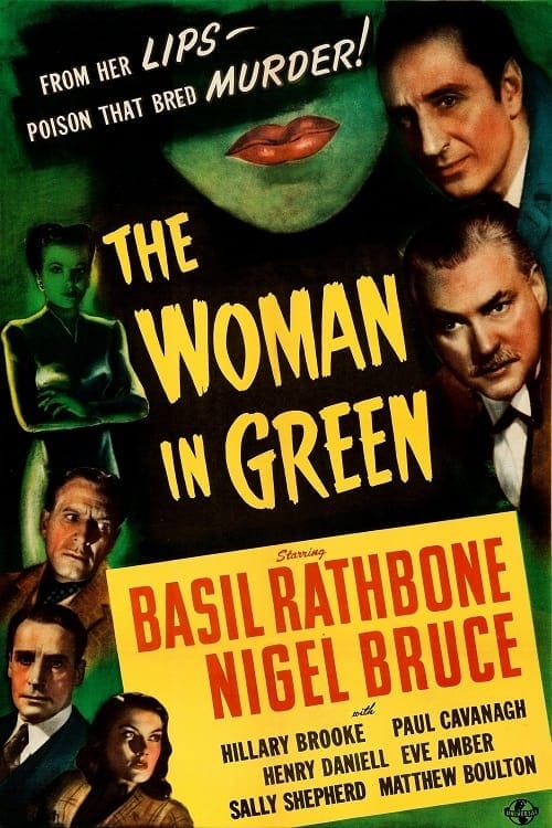 Sherlock Holmes Movie - The Woman in Green (1945) Portrait poster featured image