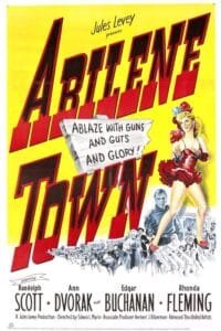 Abilene Town 1946 Movie Portrait Poster Image.