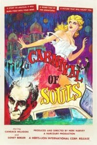 Carnival of Souls 1962 Movie Portrait Poster Image.