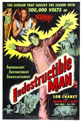 Indestructible Man 1956 portrait movie poster image.