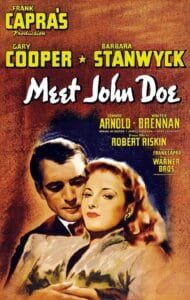 Meet John Doe 1941 Portrait Movie Poster image.