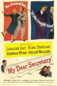 My Dear Secretary 1948 Movie Portrait Poster Image.