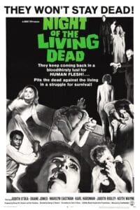Night of the Living Dead 1968 Movie Portrait Poster Image.