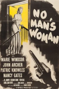 No Man's Woman 1955 movie portrait poster image.