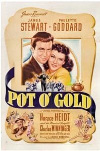 Pot O' Gold 1941 Movie Portrait Poster Image.
