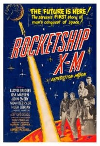 Rocketship X-M 1950 movie portrait poster image.