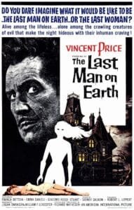 The Last Man on Earth 1964 movie portrait poster image.