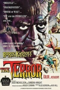 The Terror 1963 movie portrait poster image.