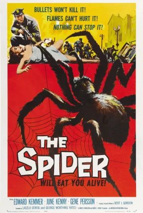 Earth vs. The Spider 1958 classic movie portrait poster.