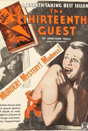 The Thirteenth Guest 1932 Movie Portrait Poster.